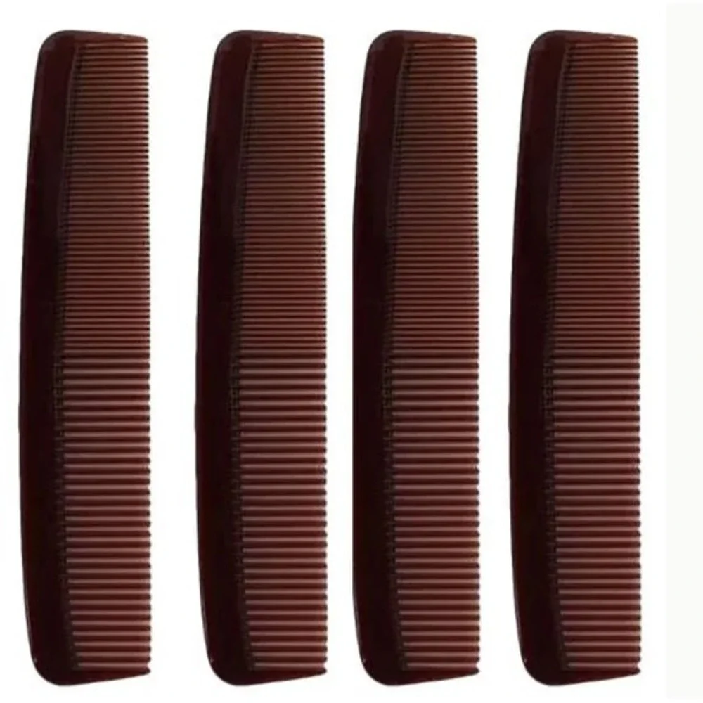 4 Pcs Hair Comb Count Plastic Dressing Comb Shell 8.5 in